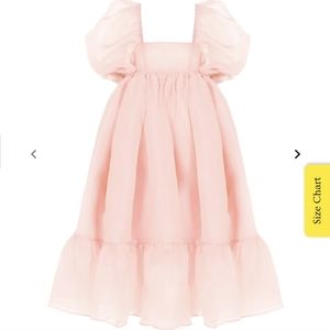 Selkie dress - peach skin (blush pink), large